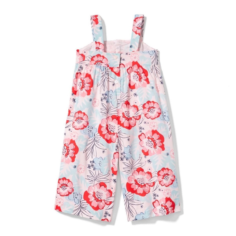 NWOT Janie and Jack Blush Floral Wideleg Jumpsuit